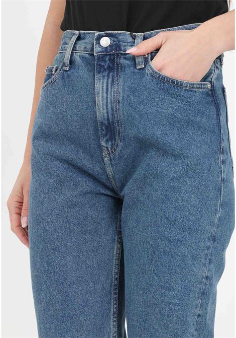 Jeans da donna a vita alta denim blu CALVIN KLEIN JEANS | J20J2224431A41A4